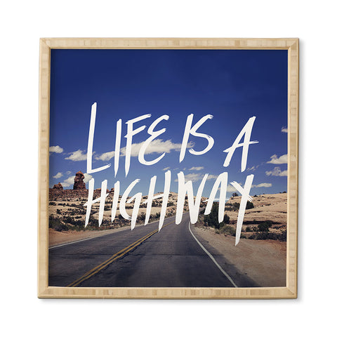Leah Flores Life Is A Highway Framed Wall Art