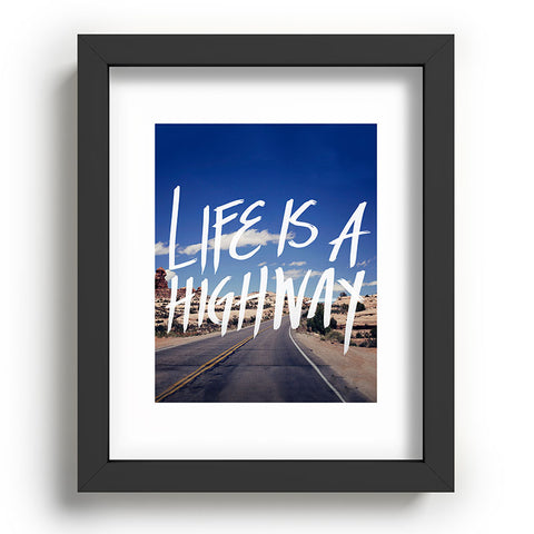Leah Flores Life Is A Highway Recessed Framing Rectangle