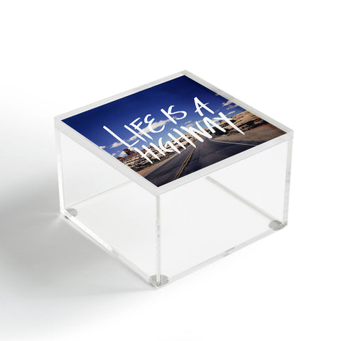 Leah Flores Life Is A Highway Acrylic Box