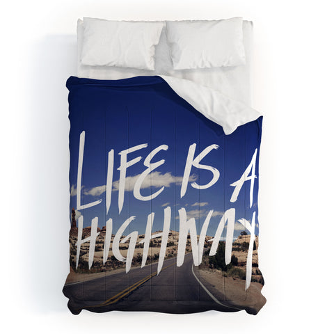 Leah Flores Life Is A Highway Comforter