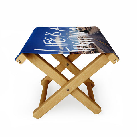 Leah Flores Life Is A Highway Folding Stool