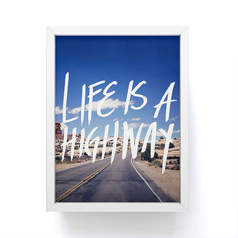 Leah Flores Life Is A Highway Framed Mini Art Print