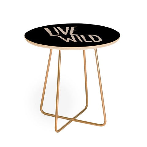 Leah Flores Live Wild Round Side Table