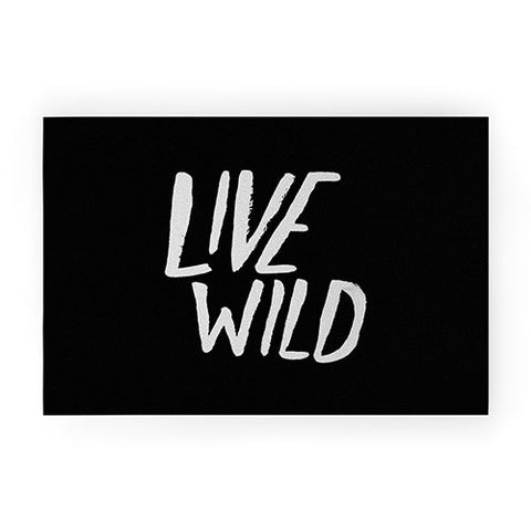 Leah Flores Live Wild Welcome Mat