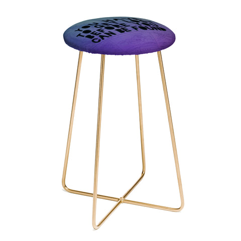 Leah Flores Lost x Found Counter Stool