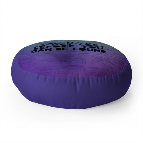 Leah Flores Lost x Found Floor Pillow Round