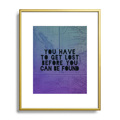Leah Flores Lost x Found Metal Framed Art Print