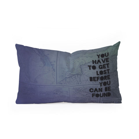 Leah Flores Lost x Found Oblong Throw Pillow