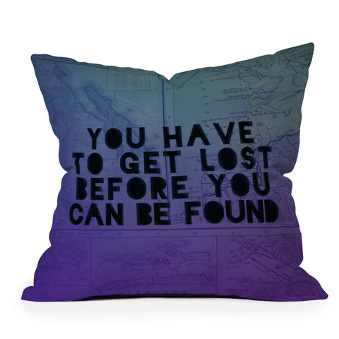Leah Flores Lost x Found Throw Pillow