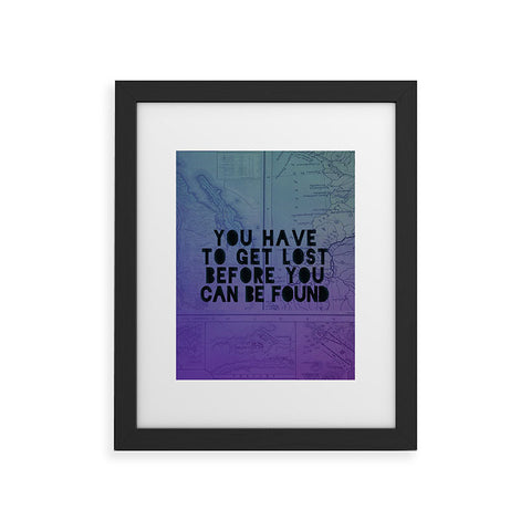 Leah Flores Lost x Found Framed Art Print