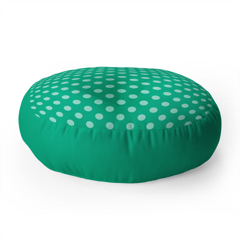 Leah Flores Minty Freshness Floor Pillow Round