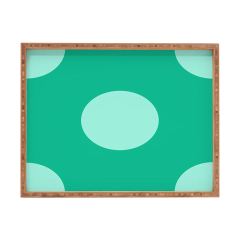Leah Flores Minty Freshness Rectangular Tray