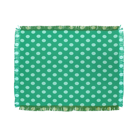 Leah Flores Minty Freshness Throw Blanket