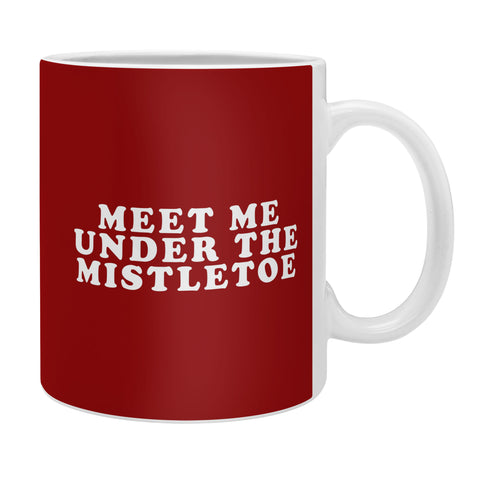 Leah Flores Mistletoe Kiss Coffee Mug