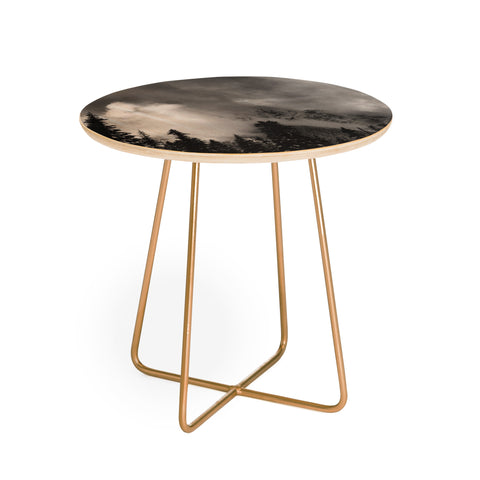 Leah Flores Mountain Majesty Round Side Table