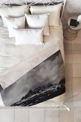 Leah Flores Mountain Fleece Throw Blanket
