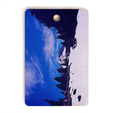 Leah Flores Mt Hood Cutting Board Rectangle