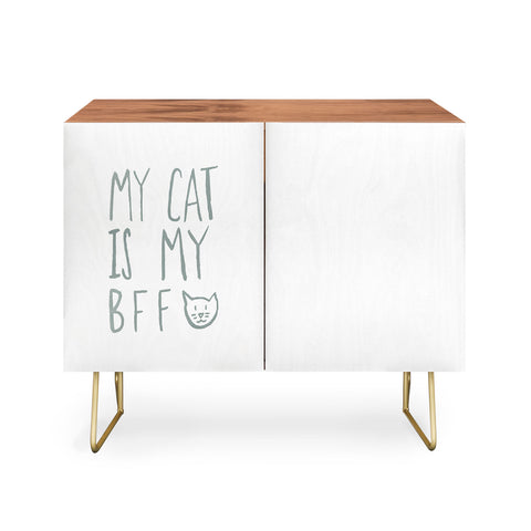 Leah Flores My Cat Is My BFF Credenza