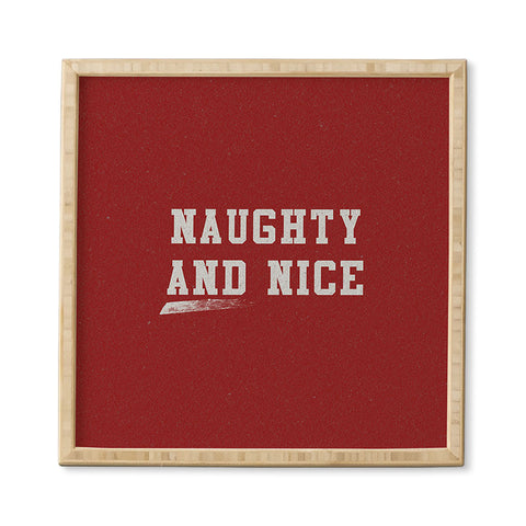 Leah Flores Naughty and Nice Framed Wall Art