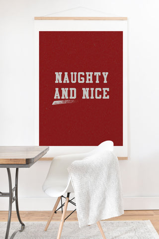 Leah Flores Naughty and Nice Art Print And Hanger