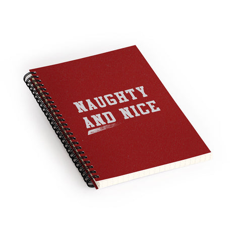 Leah Flores Naughty and Nice Spiral Notebook