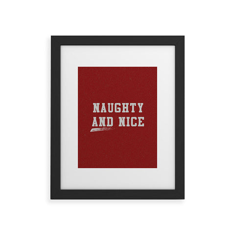 Leah Flores Naughty and Nice Framed Art Print