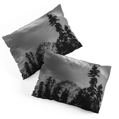 Leah Flores North Cascade Mountain Blizzard Pillow Shams