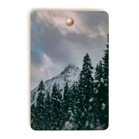 Leah Flores North Cascade Winter Cutting Board Rectangle