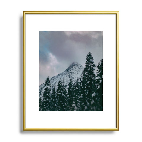 Leah Flores North Cascade Winter Metal Framed Art Print