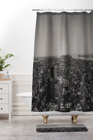 Leah Flores NYC Shower Curtain And Mat