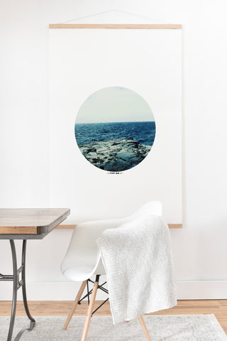 Leah Flores Ocean Blue Art Print And Hanger