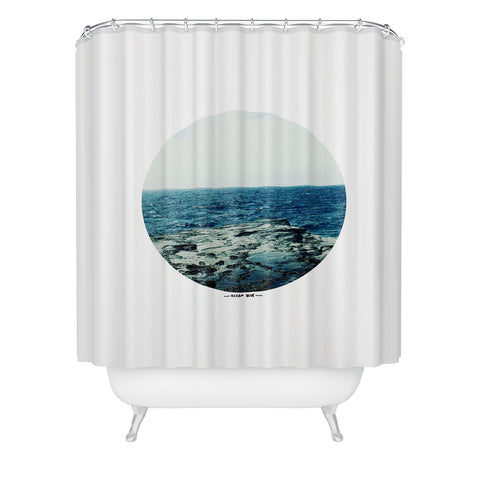 Leah Flores Ocean Blue Shower Curtain