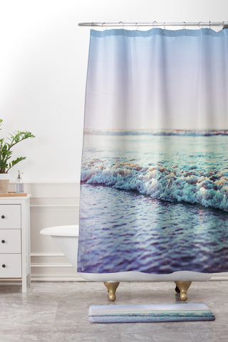 Leah Flores Ocean Dreamer Shower Curtain And Mat