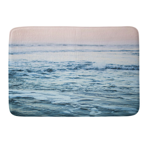 Leah Flores Pacific Ocean Waves Memory Foam Bath Mat