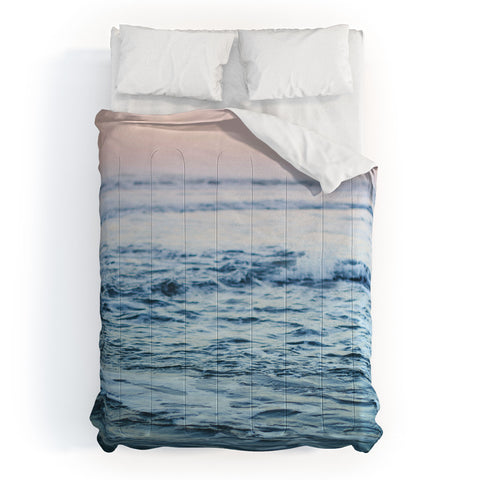 Leah Flores Pacific Ocean Waves Comforter