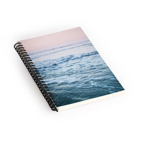 Leah Flores Pacific Ocean Waves Spiral Notebook