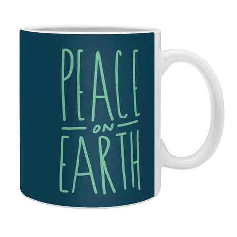 Leah Flores Peace On Earth Type Coffee Mug