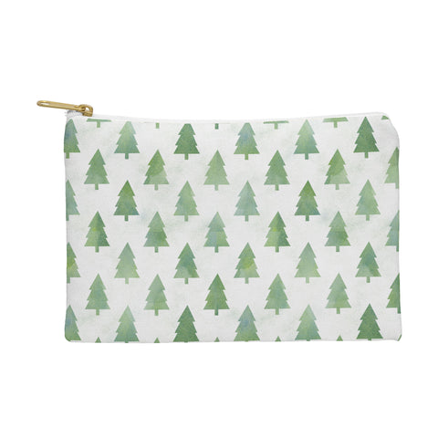 Leah Flores Pine Tree Forest Pattern Pouch