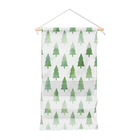Leah Flores Pine Tree Forest Pattern Wall Hanging Portrait