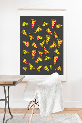 Leah Flores Pizza Party Art Print And Hanger