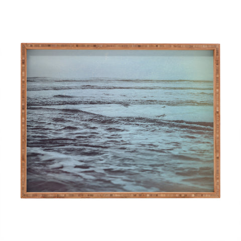 Leah Flores Polaroid Waves Rectangular Tray