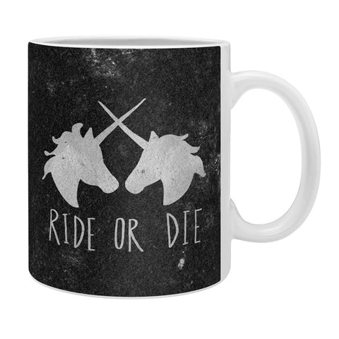 Leah Flores Ride or Die Unicorns Coffee Mug