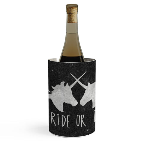 Leah Flores Ride or Die Unicorns Wine Chiller