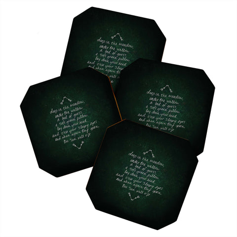 Leah Flores Rues Lullaby Coaster Set