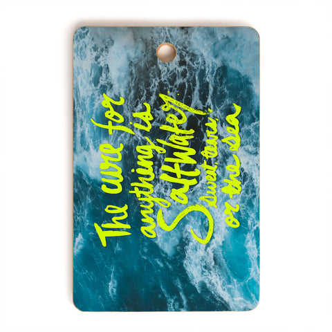 Leah Flores Saltwater Cure Cutting Board Rectangle