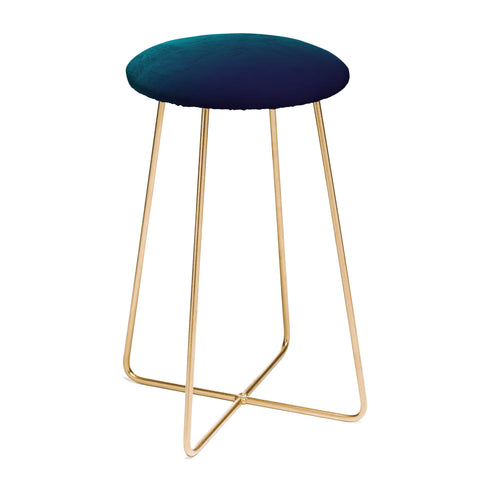 Leah Flores Sapphire Map Counter Stool