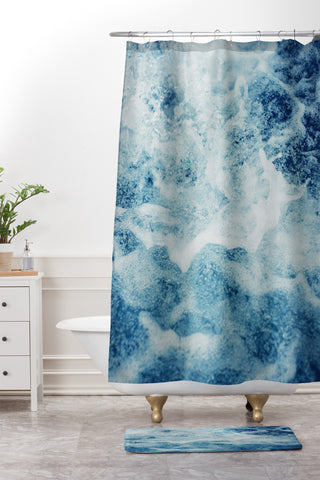 Leah Flores Sea Shower Curtain And Mat