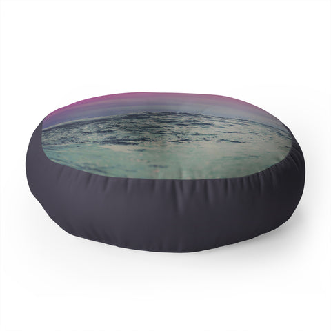 Leah Flores Sky and Sea Floor Pillow Round