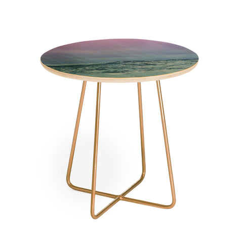 Leah Flores Sky and Sea Round Side Table