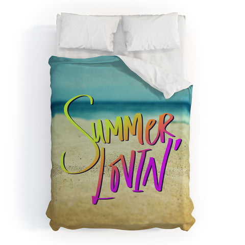 Leah Flores Summer Lovin Beach Duvet Cover